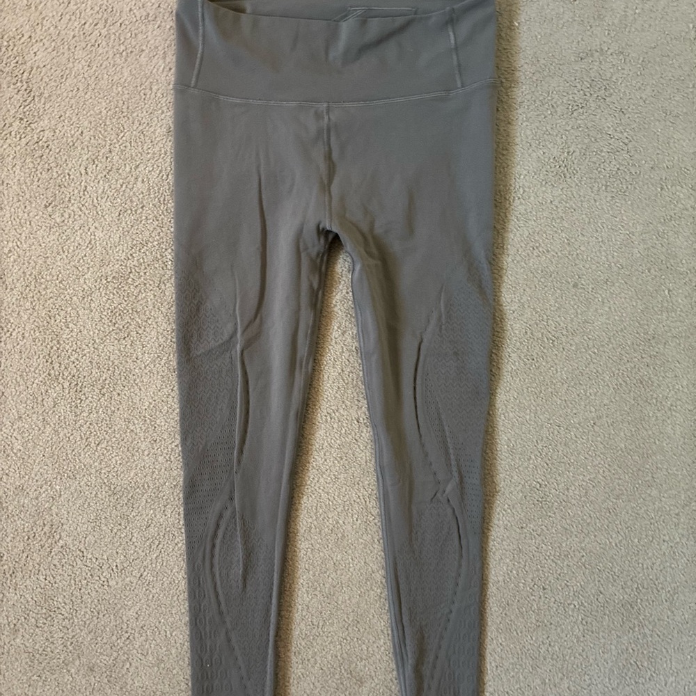 Lulu High-Waist Grey Seamless Leggings
